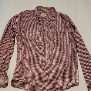 Men's Checkered Shirt - Red